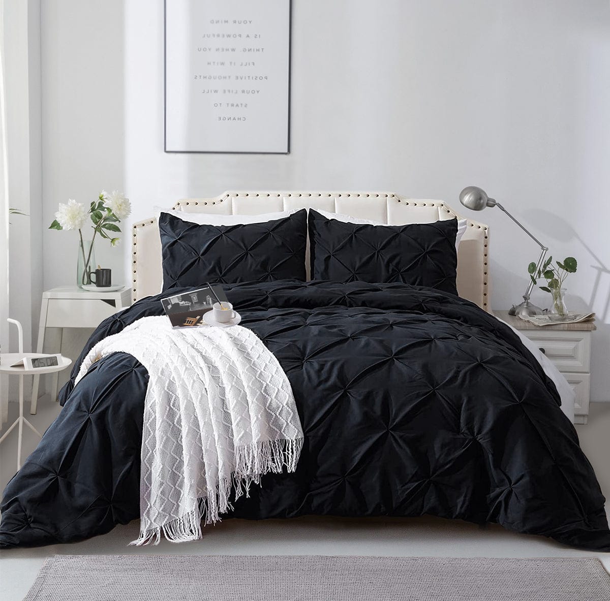 Pinch Pleat  Comforter Set