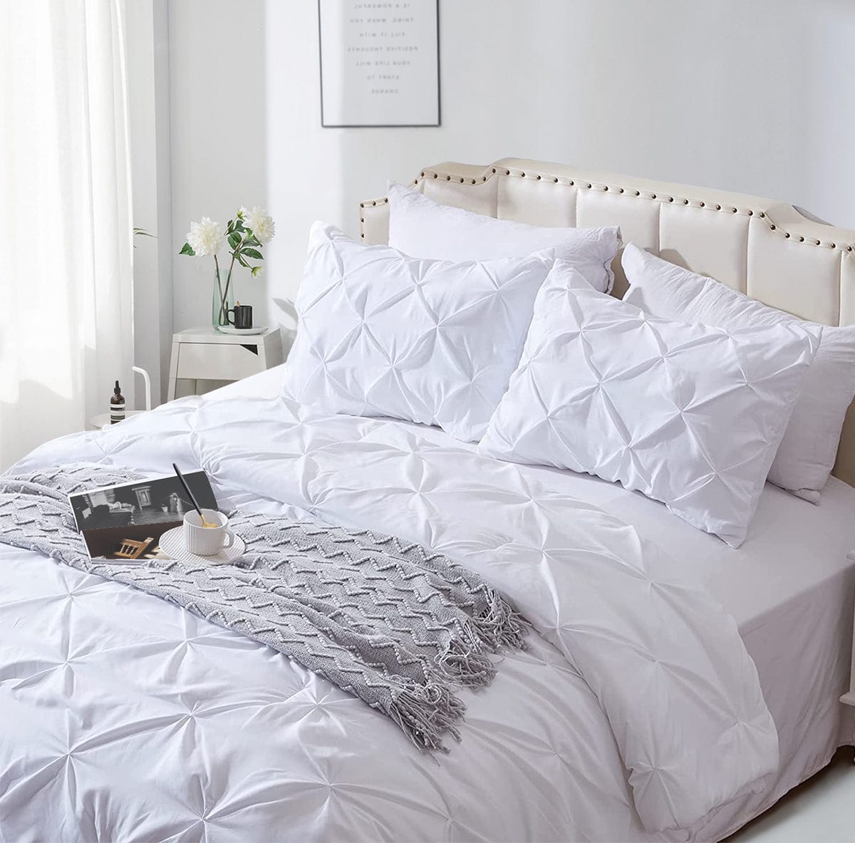 Pinch Pleat  Comforter Set
