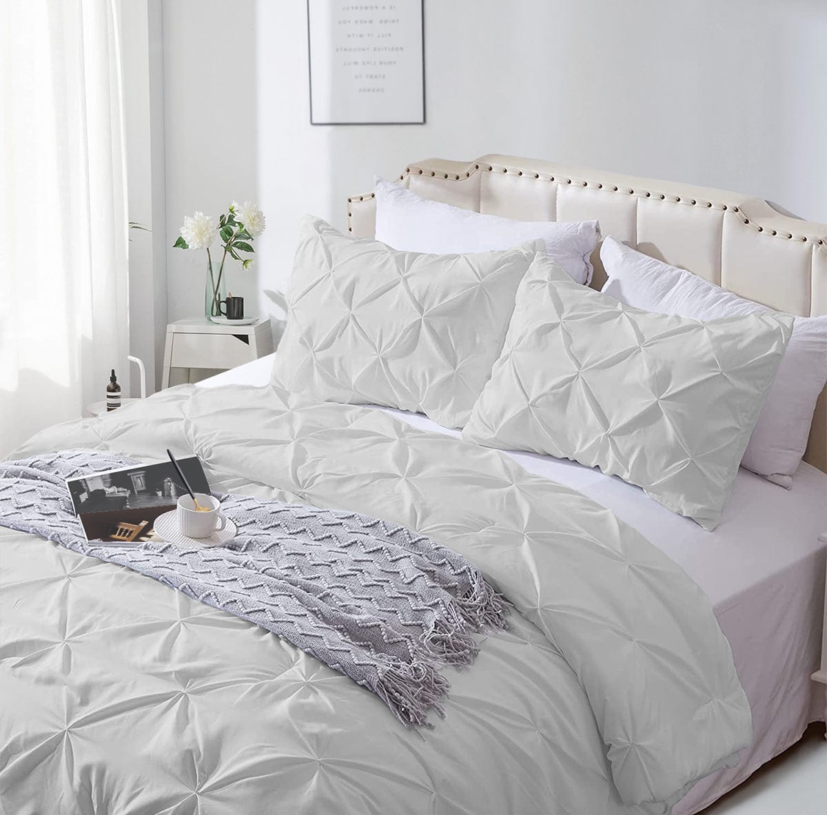 Pinch Pleat  Comforter Set