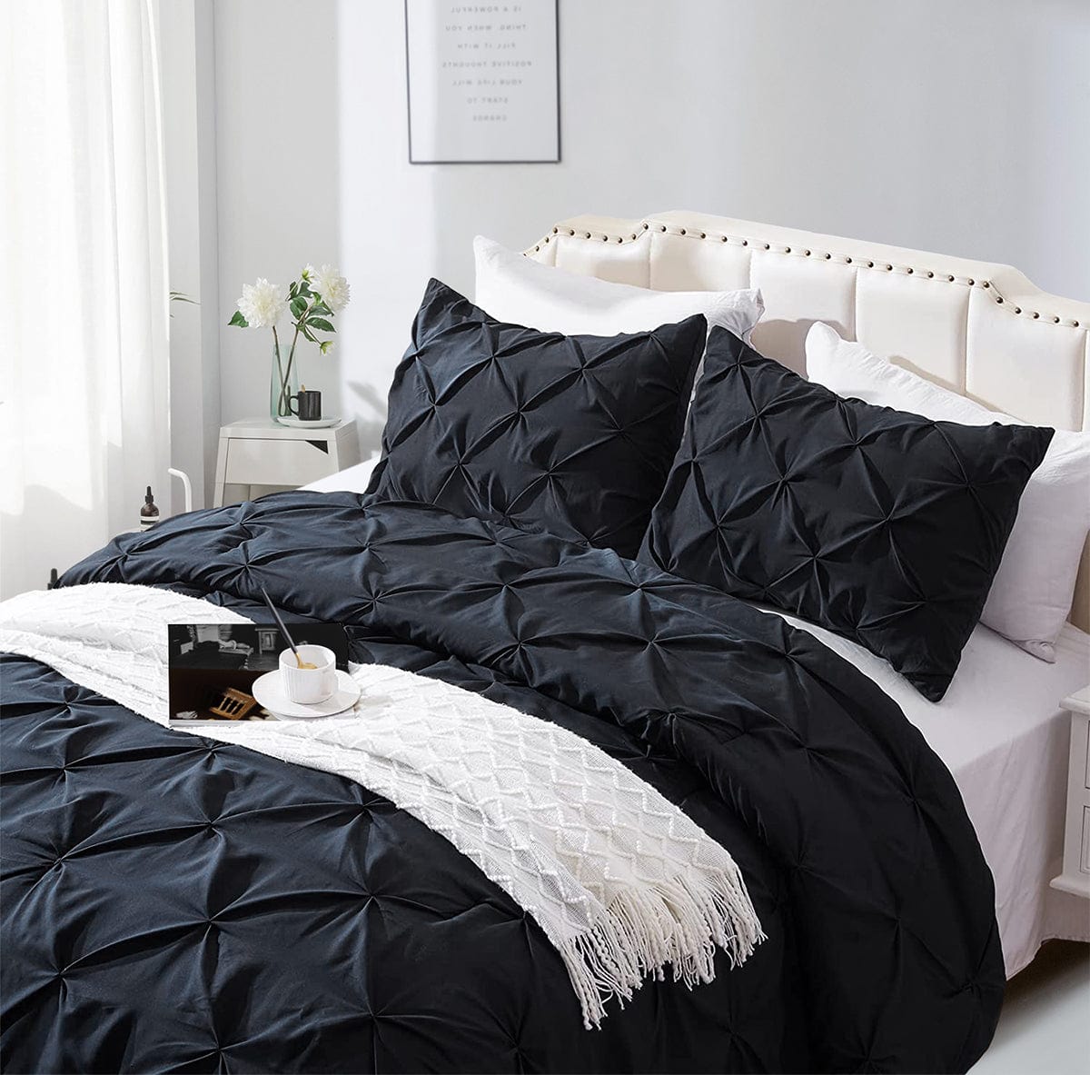 Pinch Pleat  Comforter Set