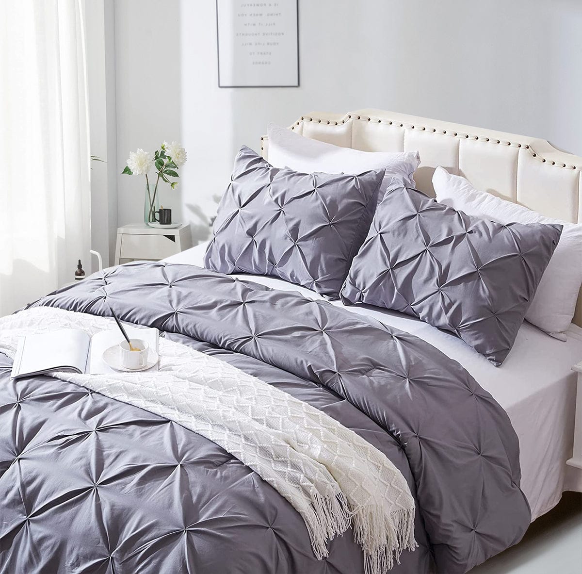 Pinch Pleat  Comforter Set